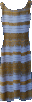 Blaues oder gelbes Kleid