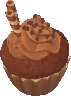 Schokoladen-Cupcake