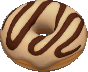 Weißer Donut